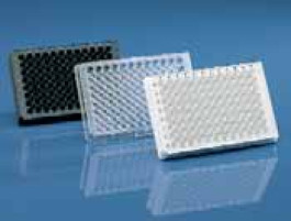 Microplaque pureGrade S, en PS Description 96 puits, blanc Forme / volume puits µl F / 350