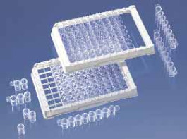 BRANDplates® Plaques à bandes 12xF8  Volume 360 µl Type immunoGradeTM Description sans grille, non divisible