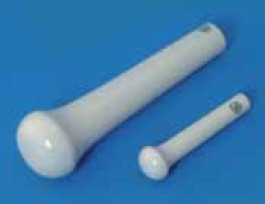 Pilon en porcelaine LLG, brut Ø tête 42 mm Longueur 175 mm DIN 12906