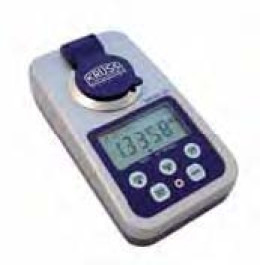 Réfractomètre numérique portable Type DR301-95 Plage demesure 1.3330-1.5318nD0-95% Brix Précision 0.00015 nD0.1 % Brix Graduations 0.0001 nD0.1 % Brix