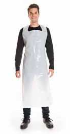 Tablier de travail et de protection chimique LDPE, 125x75 cm 33 µm