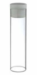 Cuves pour lumière difuse, spectre UV Volume 14000 µl Description Dimensions extérieures(H x Ø) 75 x 20 mm Dimensions  intérieures(H x Ø) 74 x 18 mm