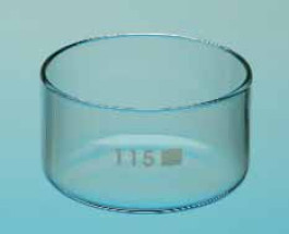 Cristallissoirs LLG en verre borosilicaté Capacité 900 ml Ø 140 mm Hauteur 75 mm DIN 12338 Description