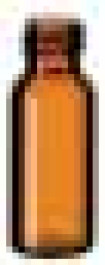 Flacon à vis N 8 - LLG, à ouverture étroite Volume 1,50 ml Ø ext. x Hauteur 11,6 x 32 mm Couleur ambré Forme fond plat
