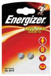 Pile alcaline spéciale Energizer Type EPX76/SR44 Volt 1,5