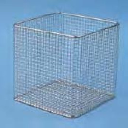 Panier en fil inox Largeur 120 mm Longueur 120 mm Hauteur 120 mm