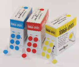 Étiquettes Congélateur TOUGH-SPOTS® Jaune
