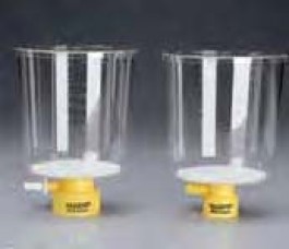 Top filtre stérile NALGENE ® Capacité 150 ml Filetage 33 GL Porosité 0,45 µm Ø membrane 50 mm