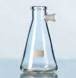Fiole erlenmeyer à filtrer en verre DURAN® Capacité 1000 ml Ø 135 mm Ø col 45 mm Hauteur 230 mm
