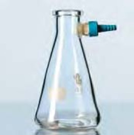 Fiole erlenmeyer à filtrer en verre DURAN® avec revêtement de protection Capacité 15000 ml Ø 255 mm Ø col 75 mm Hauteur 500 mm
