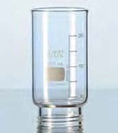 Entonnoir filtrant en verre DURAN® Capacité 30 ml Ø filetage 28 mm