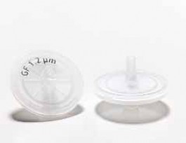 Filtre seringue LLG, CA, non stérile Membrane GF Seuil de rétention 1,20 µm Boîtier PP Ø 25 mm