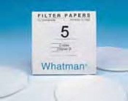 Papier filtre qualitatif type N° 5 Whatman filtration lente Ø 150 mm