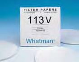 Papier filtre qualitatif type N° 113 V Whatman filtration rapide Ø 150 mm