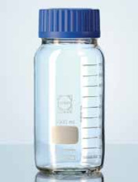 Bouteille à col large GLS 80®, en verre DURAN® Capacité 20000 ml Ø 288 mm Hauteur sans bouchon 480,0 mm