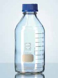 Flacon DURAN® verre clair col à vis ISO avec bouchon Capacité 5000 ml Ø ext. 182 mm Hauteur* 335 Filetage 45 GL
