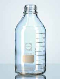 Flacon DURAN® verre clair col à vis ISO sans bouchon Capacité 50 ml Ø 46 mm Hauteur 87 mm Filetage 32 GL