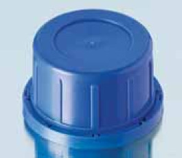 Bouchon à vis en PP avec bague inviolable pour flacon carré en verre Type 32 H Filetage 32 Ø 45 mm Hauteur 32 mm