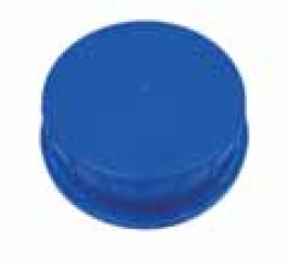 Flacons pissette, en PE-LD Type b Couleur bleu Pour flacons 1500 - 4000 ml Filetage  Ø extérieur 80 mm