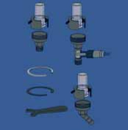 Raccord métallique pour réacteur HWS Type Joint plat en graphite pour temp. à partir de +150°C