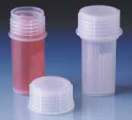 Bac à coloration cylindrique couvercle vissant Hauteur 94 mm Ø 50 mm