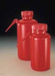 Pissette NALGENE® en polyéthylène brun à col large Type DS2408 Capacité 500 ml Ø bouchonfileté 38 mm