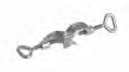 Noix de serrage en acier inox Plage de serrage 16,5 mm