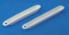 Nacelle de combustion en porcelaine Longueur 75 mm Largeur 13 mm Hauteur 8 mm