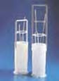 Laveur de pipettes automatique à siphon, PE-HD Longueur de pipettes 460 mm Capacité 13 l Øint. 150 mm Hauteur 740 mm