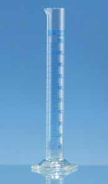 Eprouvette en verre DURAN® Classe A Capacité 500 ml Grad. 5 ml Hauteur 365 mm Tolérance 2,50 ± ml