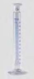 Eprouvette en verre à col rodé classe A Capacité 50 ml Tolérance 0,500 ± ml Hauteur 195 mm