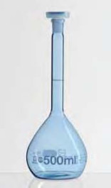 Fiole jaugée, Duran®, classe A, revêtement plastique PUR Capacité 100 ml RN 14/23 Tolérance 0,10 ± ml