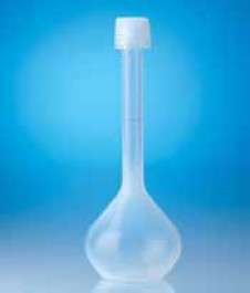 Fiole jaugée en PFA col à vis classe A Capacité 500 ml Hauteur 270 mm Filetage 25 GL Tolérance 0,25 ± ml