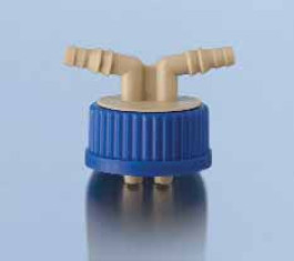 Bouteille à col large GLS 80®, en verre brun DURAN® Capacité 5000 ml Ø 182 mm Hauteur sans bouchon 310,0 mm