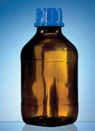 Flacon verre brun pour Dispensette ® Capacité 1000 ml Filetage 45 GL Largeur 95 mm Hauteur 230 mm