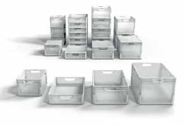 Boîtes Euronorm, PP, empilables Dimensions extérieures(l x p x h)  mm Capacité  l Poids  kg Chargement  kg