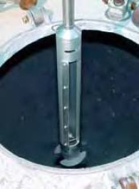 Préleveur pour citerne Silo-Bohrer Type Sonde Silo en aluminium Longueur 1500 mm