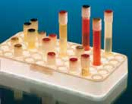 Portoir pour cryotube NALGENE ® en polycarbonate Type 5030 NombreEmplacements 5 x 10 Largeur 102 mm Longueur 197 mm Hauteur 28 mm