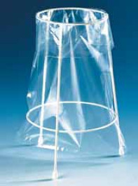 Support pour sacs autoclavables Øint. 120 mm Hauteur 250 mm
