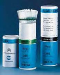 Tube capillaire Blaubrand à trait circulaire Repère à 1/2/3/4/5* µl Couleur blanc
