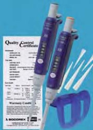 Micropipettes TwixXS Pack Acura® manual XS 826 Type TwiXS Pack Q Volume 20 - 200 + 100 - 1000 µl Pointe 2001000 µl