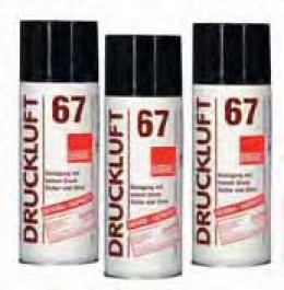 Dépoussiérant Druckluft 67 en spray Capacité 200 ml