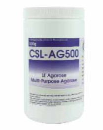 Agarose pour gel d'électrophorèse Type CSL-AG1000 Capacité 2 x 500 g