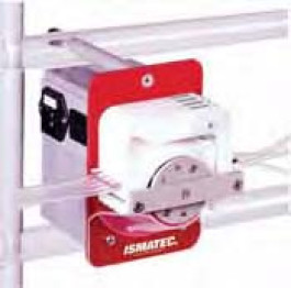 Pompe péristaltique multicanaux MS-CA Ismatec Type MS-CA 2/640 Vitesse derotation 40 tr/min Débit 0,6 - 17 ml/min Canaux 2 Galets 6