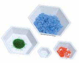Nacelle de pesée hexagonale Taille Extra Large Dimensions 127 x 89 x 31 mm Couleur Blanc