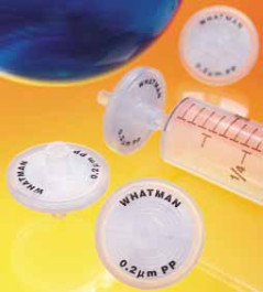 Filtre seringue membrane en polypropylène Puradisc 25 PP Whatman Type Non stérile Porosité 0,20 µm