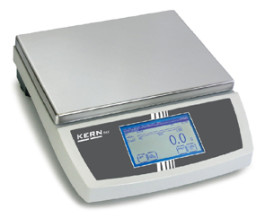 Balance de table portée 6000 g précision  1 g Ø plateau  340×240 mm