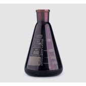 Fiole erlenmeyer à col rodé en verre borosilicaté 3.3