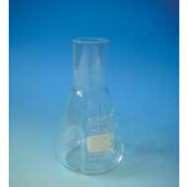 Fiole erlenmeyer de culture en verre Capacité 100 ml Ø 64 mm Ø col 38 mm Hauteur 112 mm