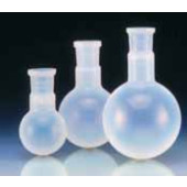 Ballon en PFA à fond rond col rodé Capacité 500 ml Ø 107 mm Hauteur 177 mm